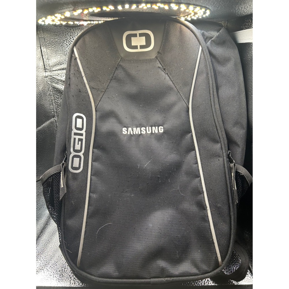 OGIO Samsung Backpack Black Tech Travel Bag Padded Laptop Compartment Mens Mens